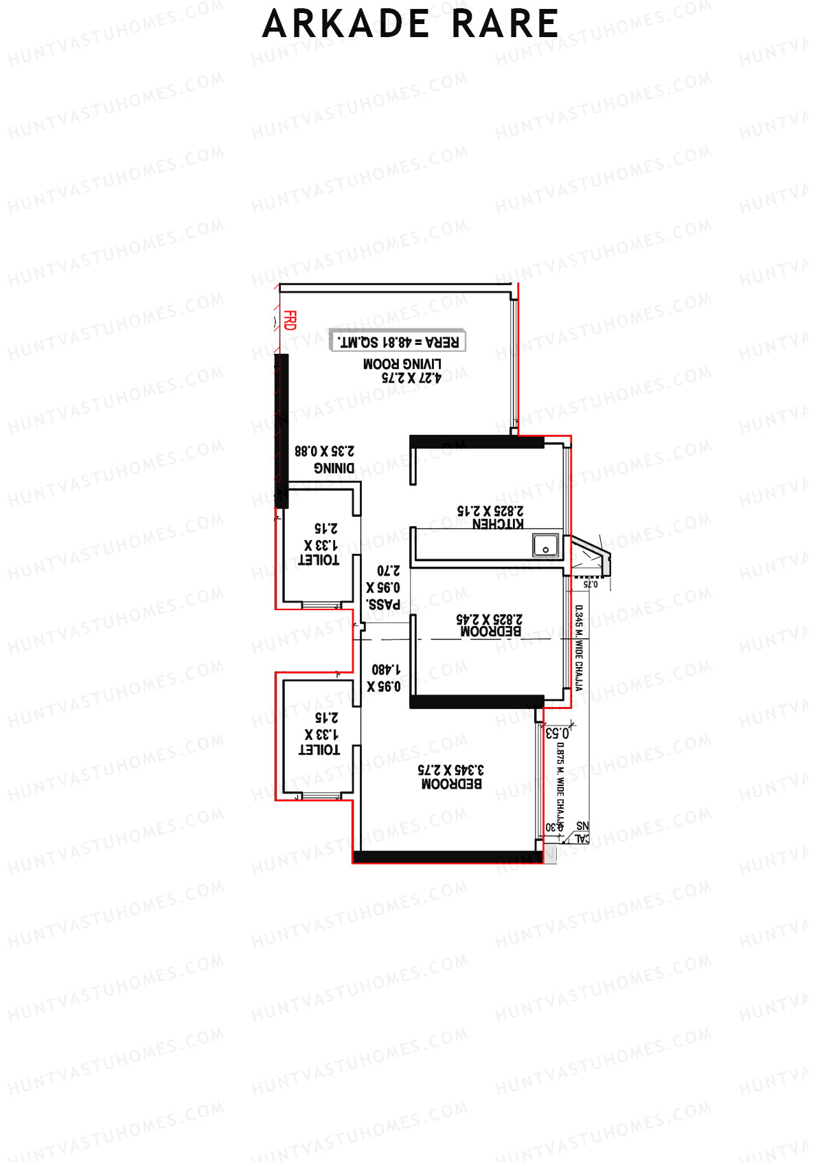Arkade Rare Beryl Unit 2 Floor Plan