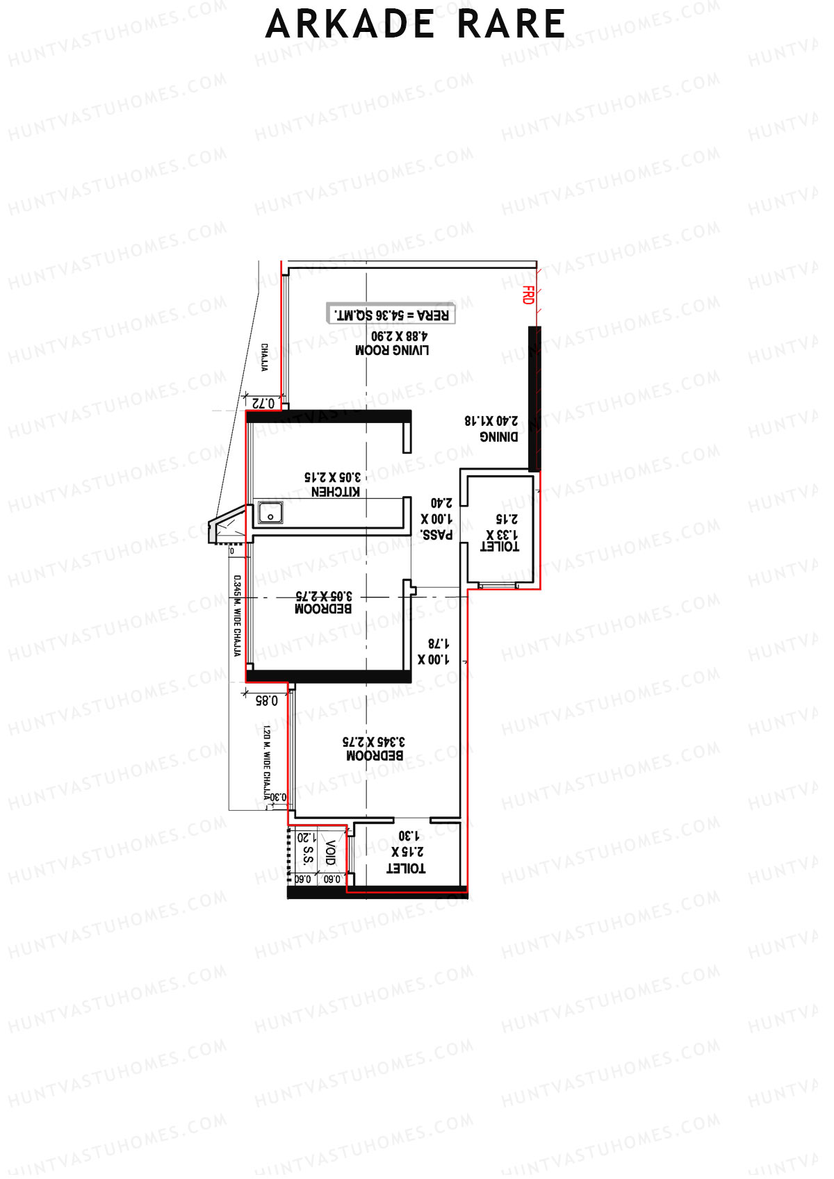 Arkade Rare Beryl Unit 3 Floor Plan