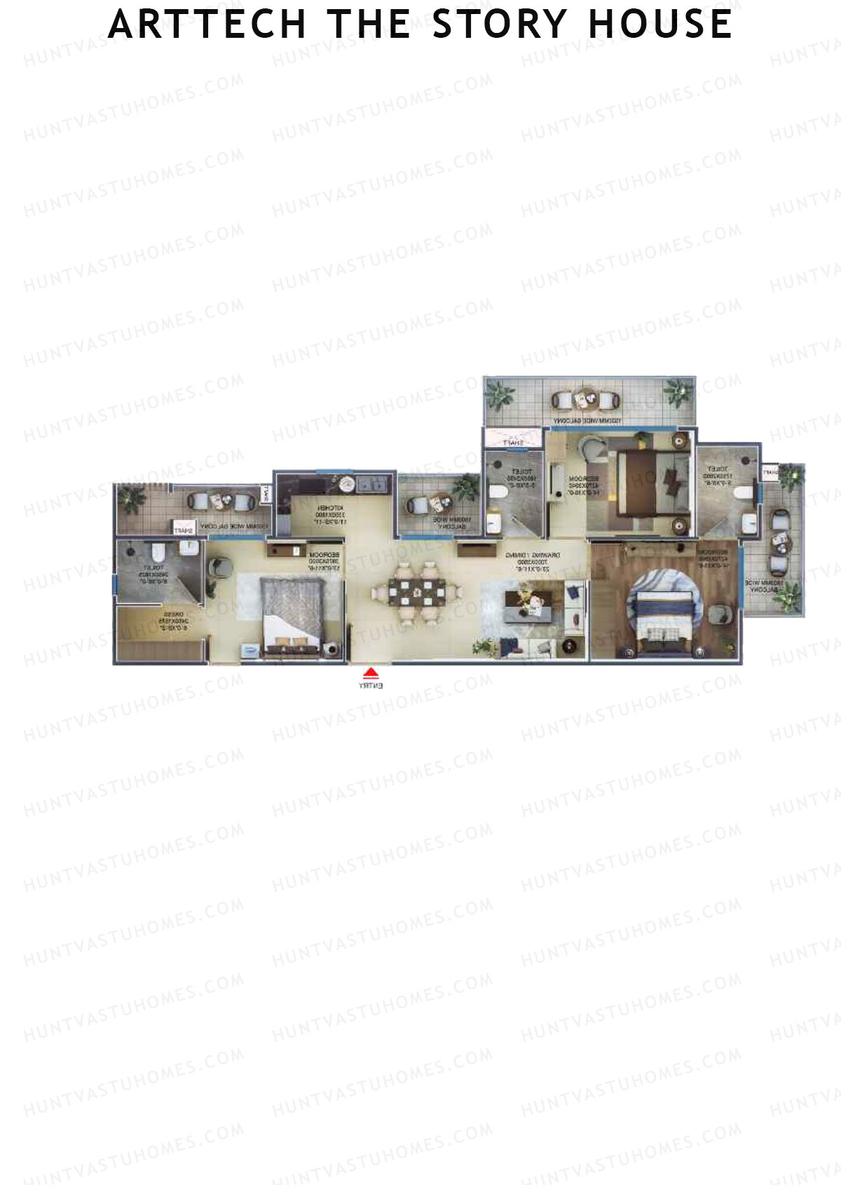 Arttech The Story House Tower A Unit 3 (Type 2) Floor Plan
