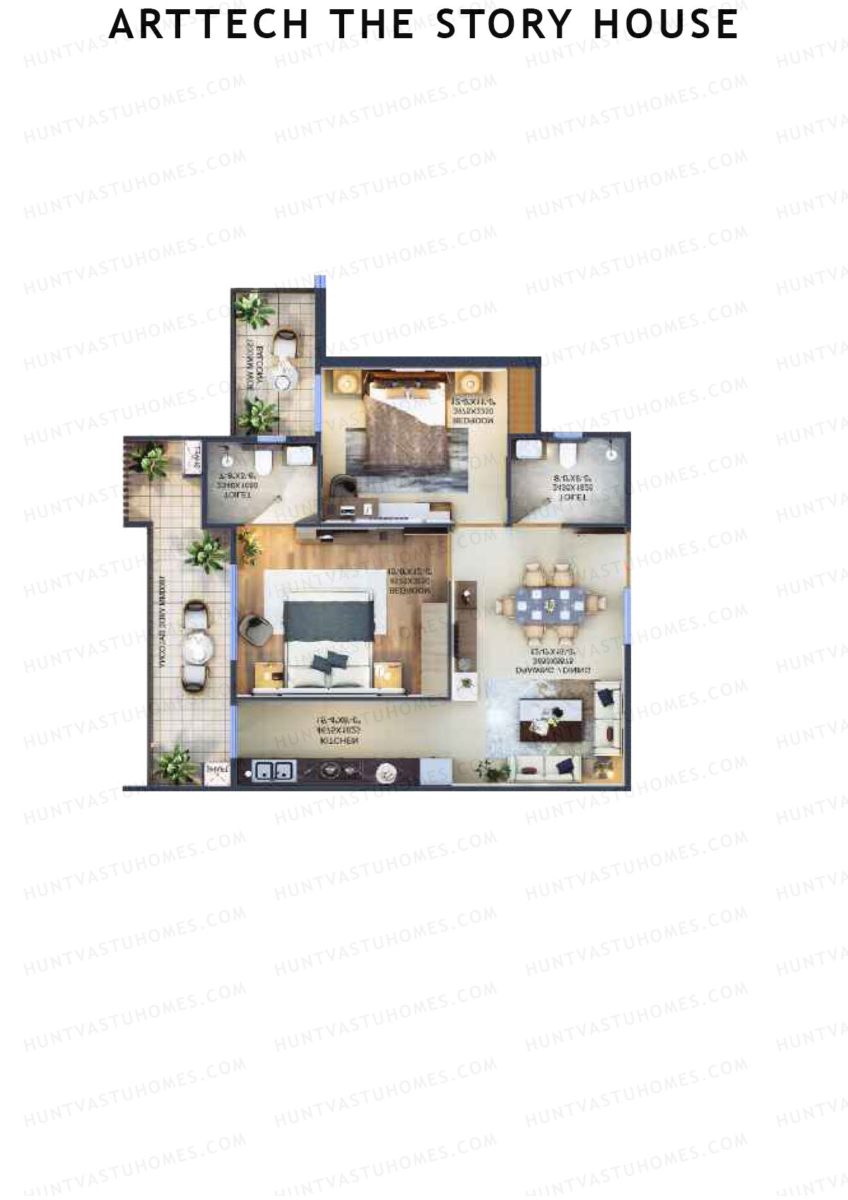 Arttech The Story House Tower E Unit 3 (Type 1) Floor Plan