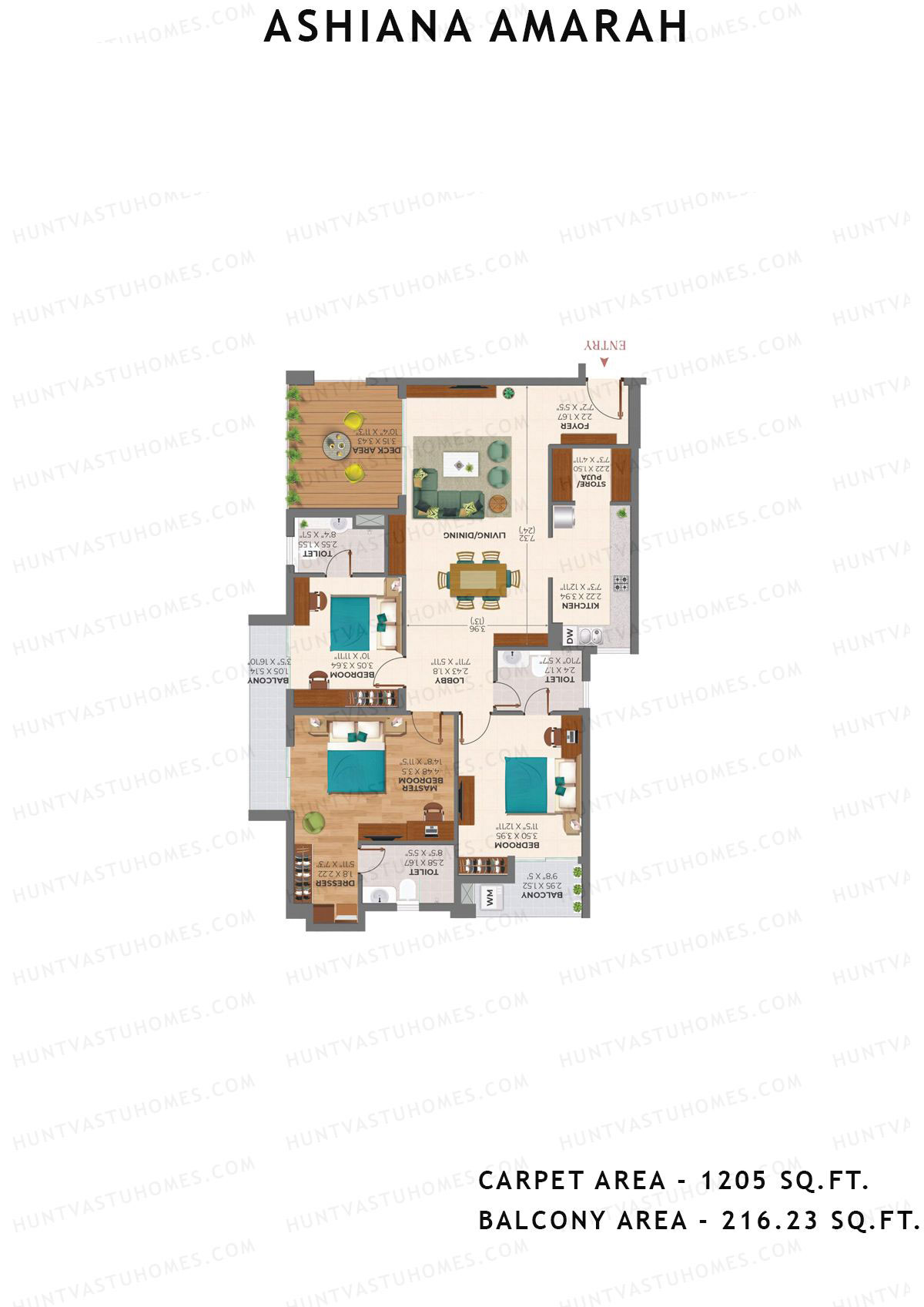 Ashiana Amarah Tower 2 Unit 8 Floor Plan
