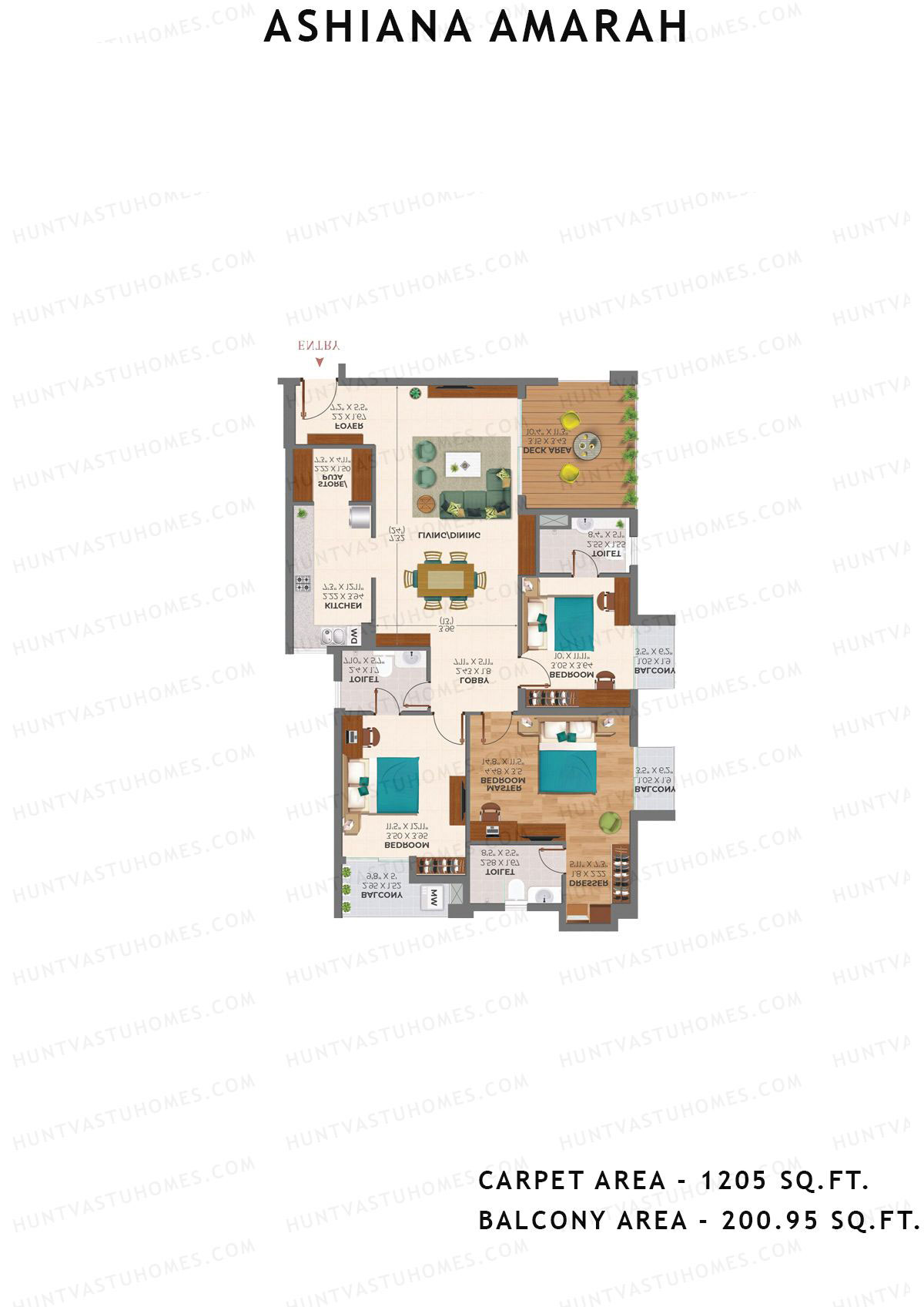 Ashiana Amarah Tower 2 Unit 7 Floor Plan