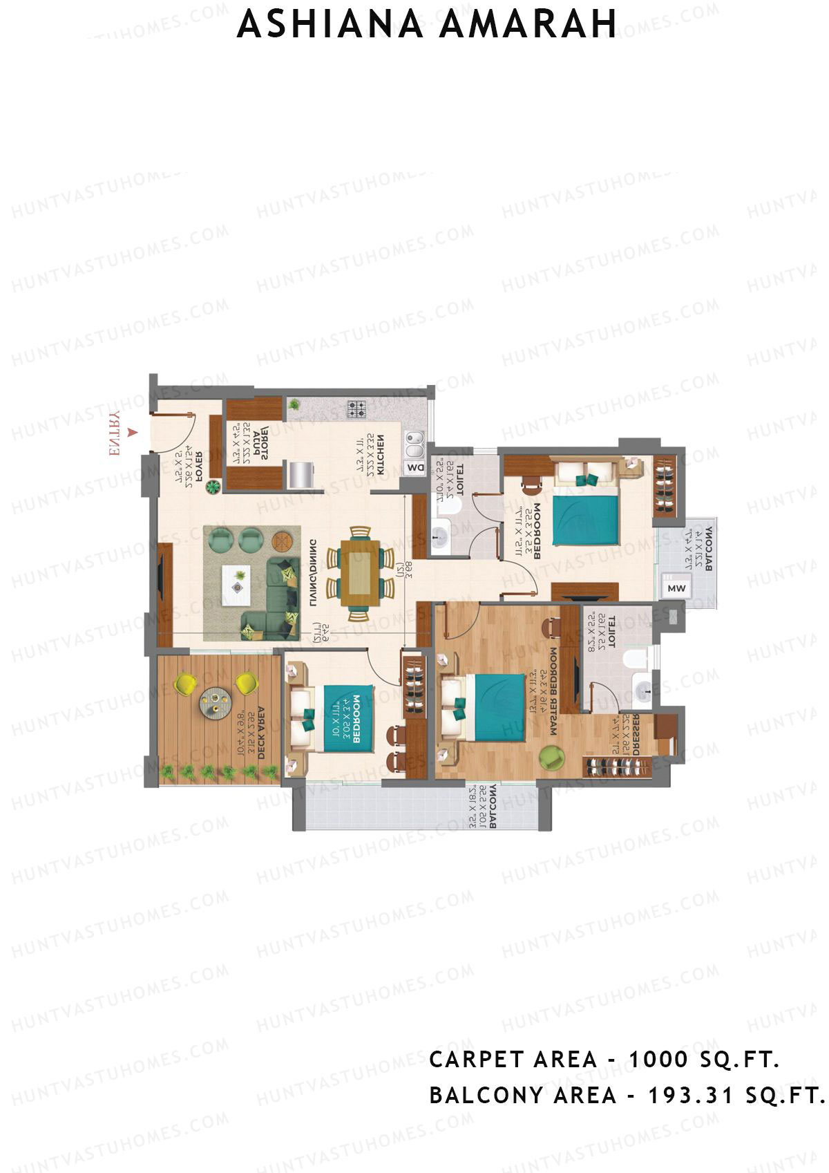 Ashiana Amarah Tower 3 Unit 12 Floor Plan