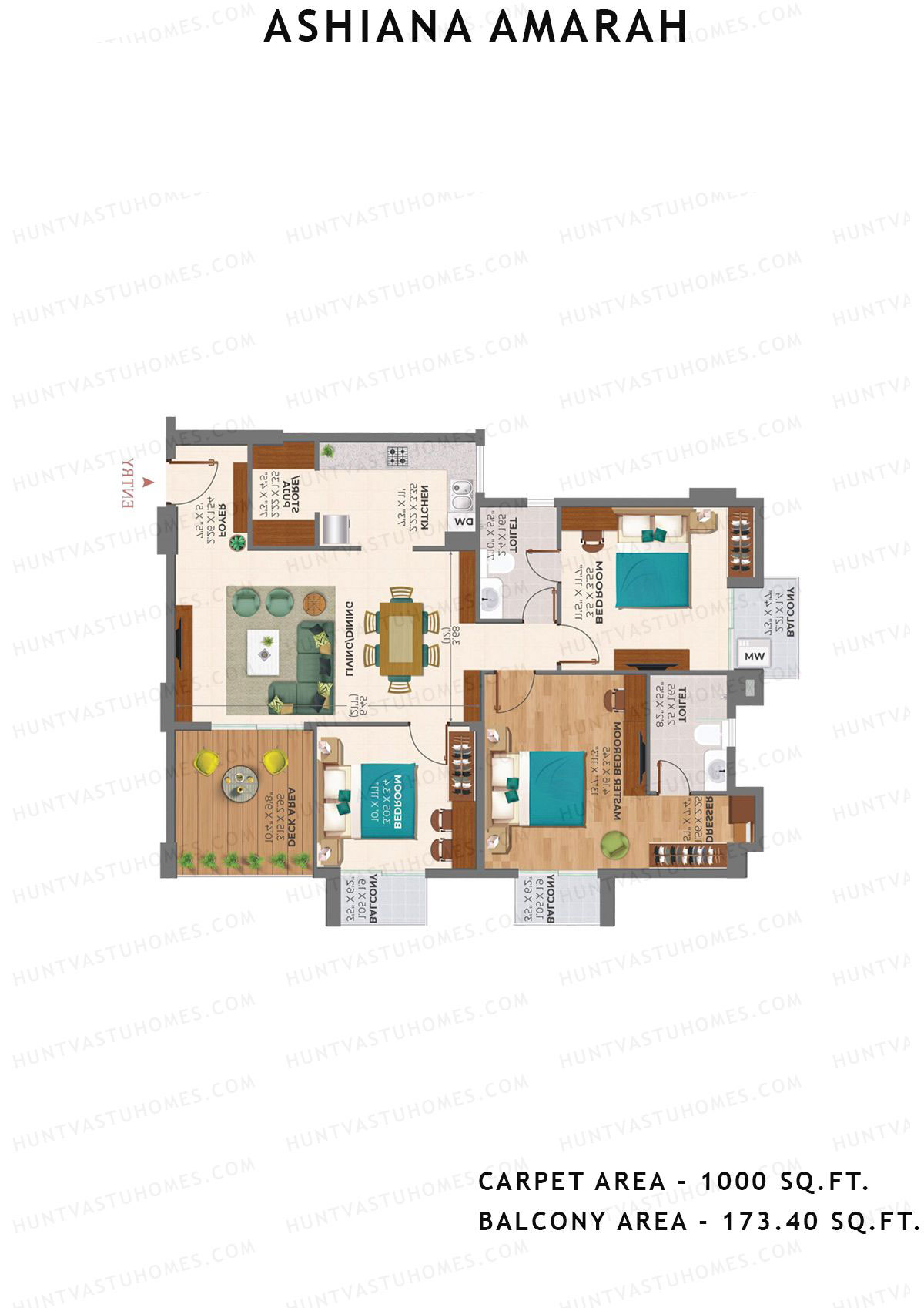 Ashiana Amarah Tower 3 Unit 12 Floor Plan