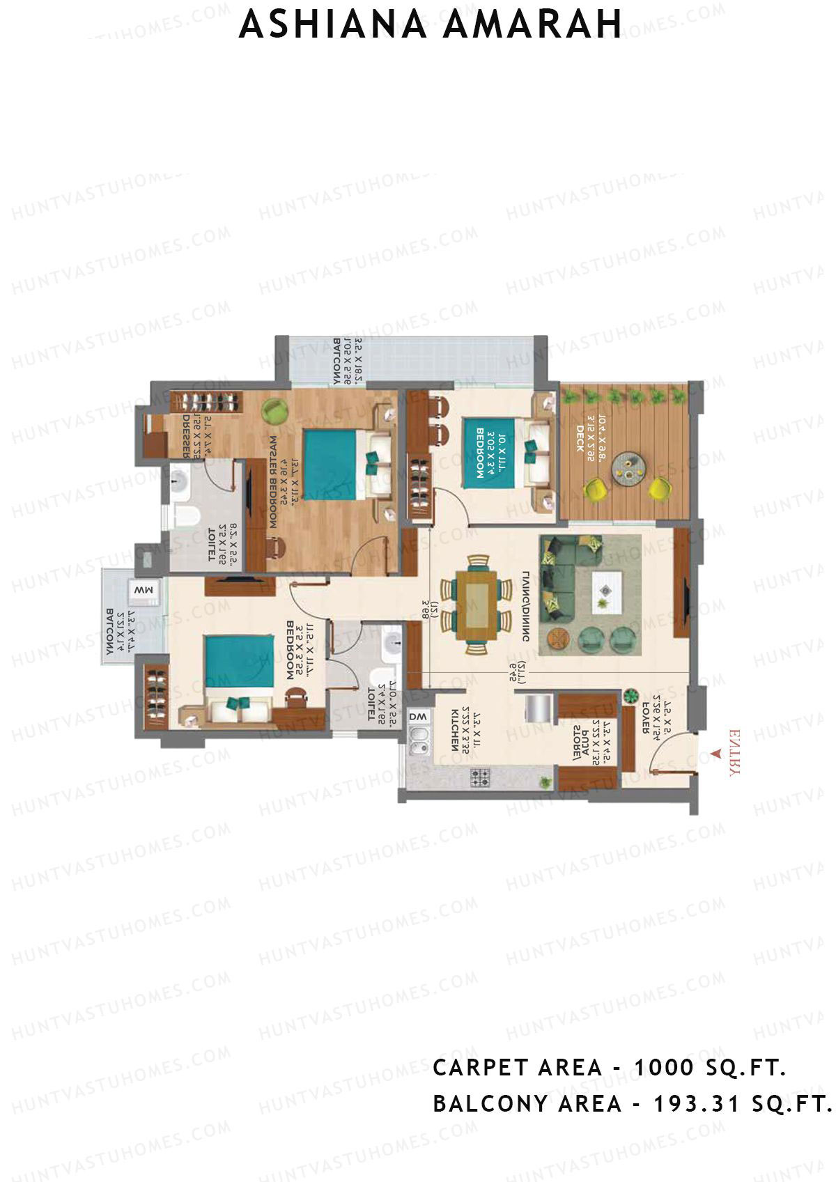 Ashiana Amarah Tower 8 Unit 29 Floor Plan