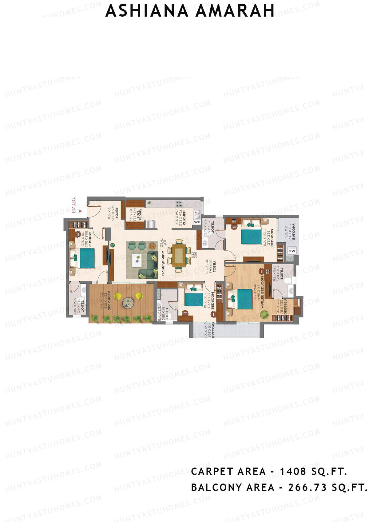 Ashiana Amarah Tower 4 Unit 16 Floor Plan
