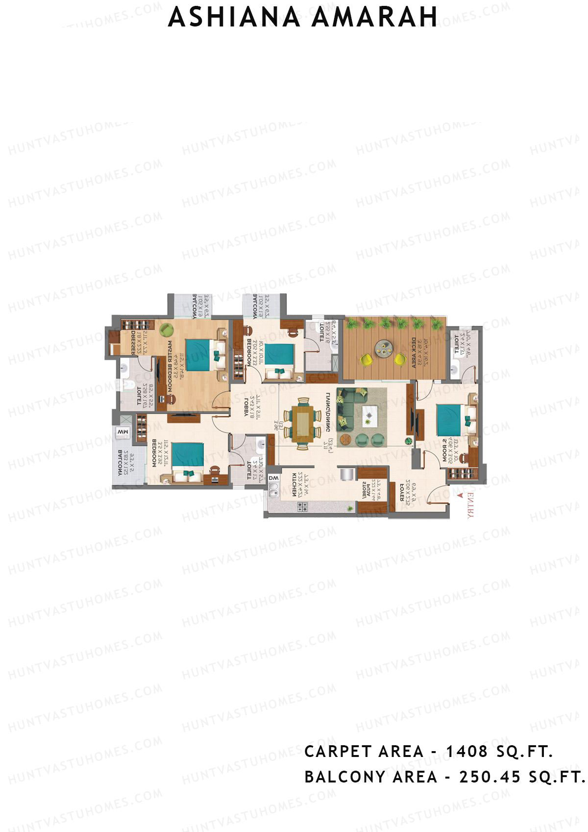 Ashiana Amarah Tower 4 Unit 13 Floor Plan