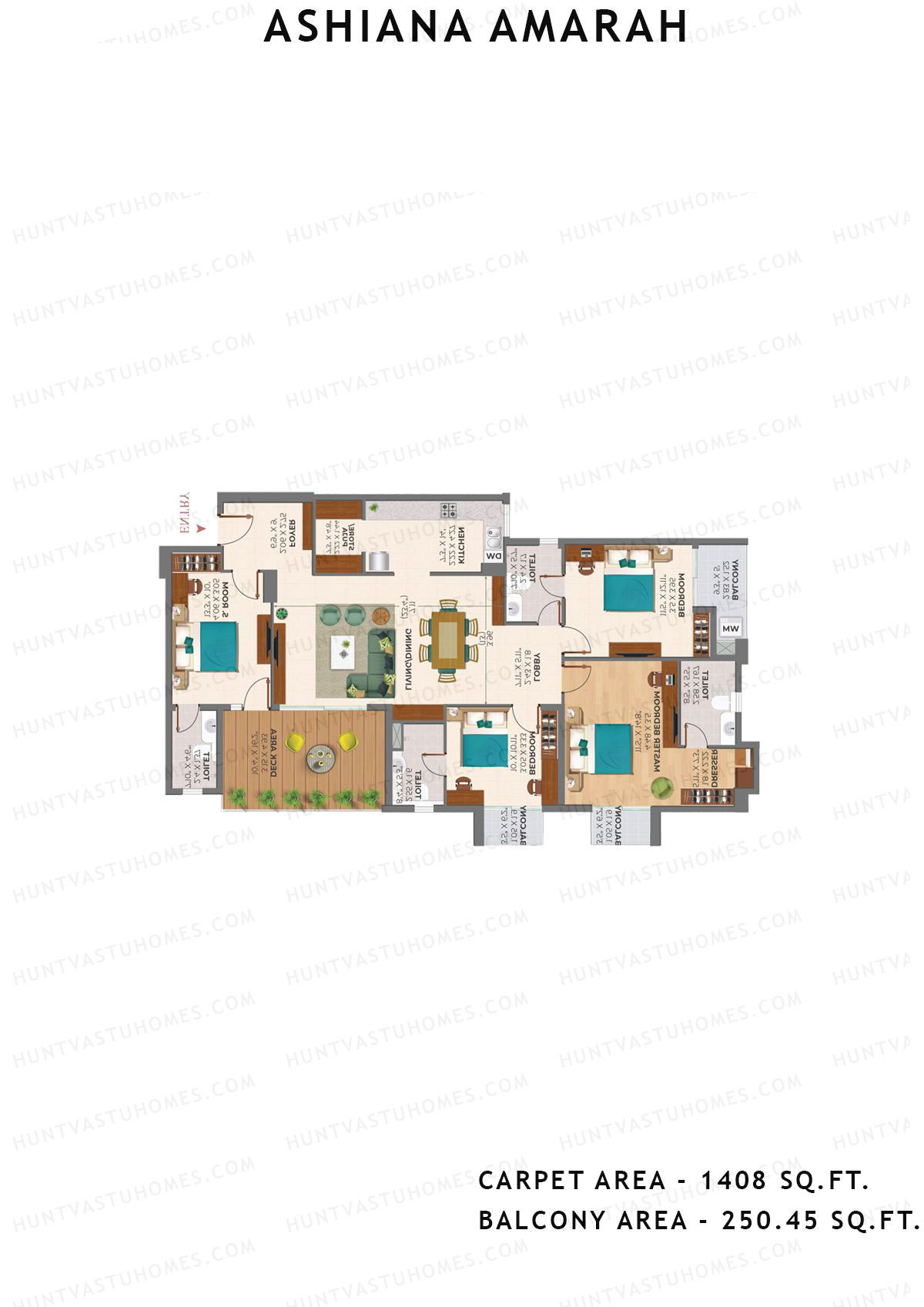 Ashiana Amarah Tower 4 Unit 16 Floor Plan