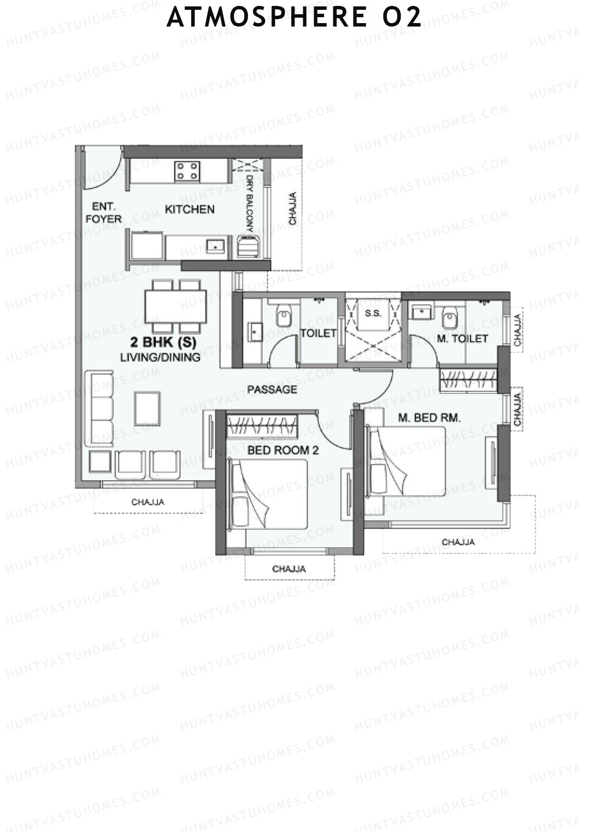 Atmosphere O2 Auris Unit 1 Floor Plan