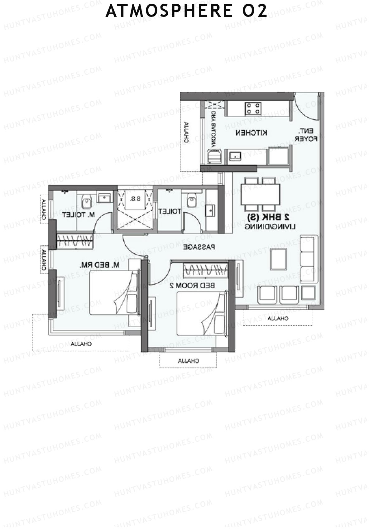 Atmosphere O2 Auris Unit 2 Floor Plan