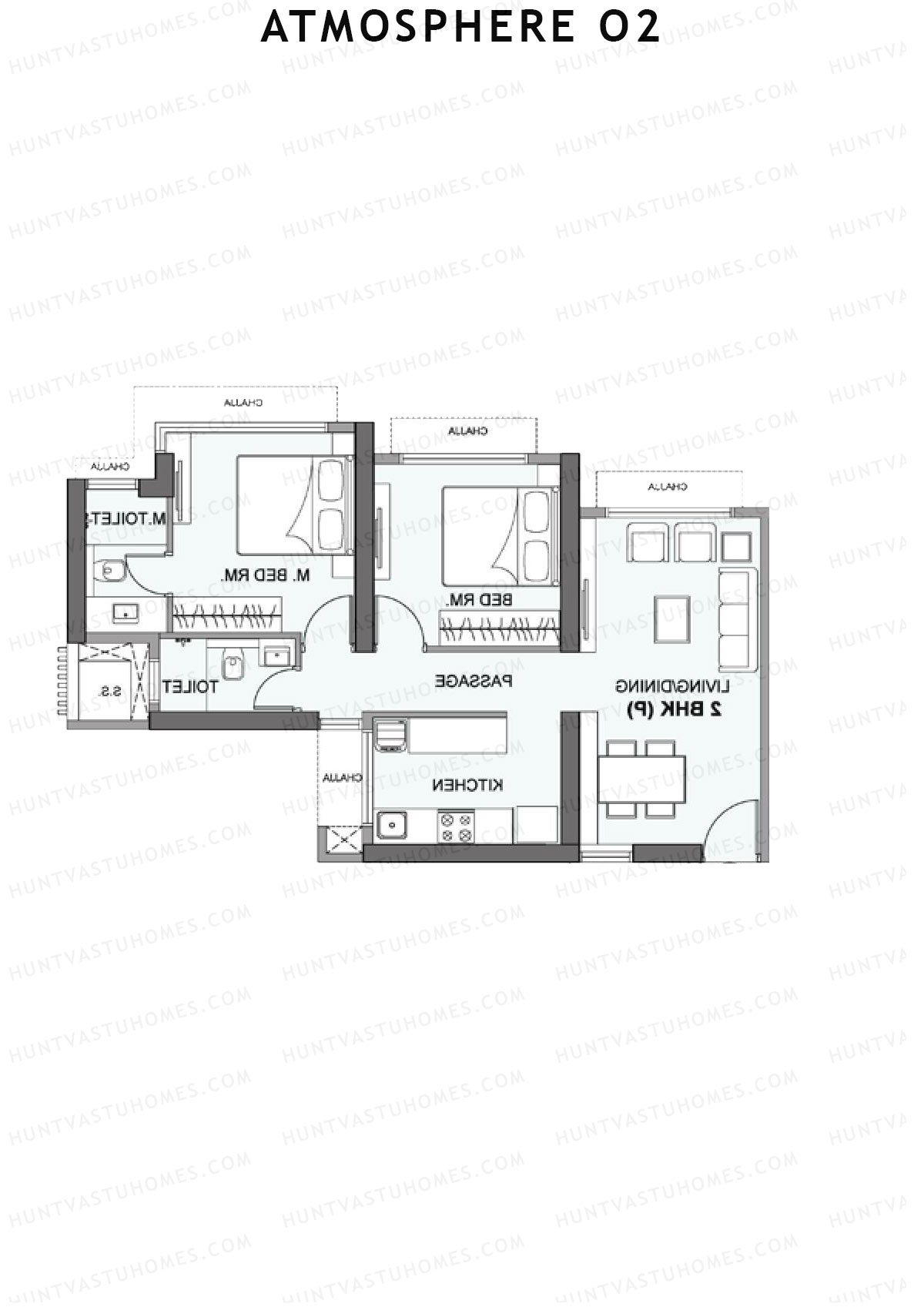 Atmosphere O2 Auris Unit 4 Floor Plan