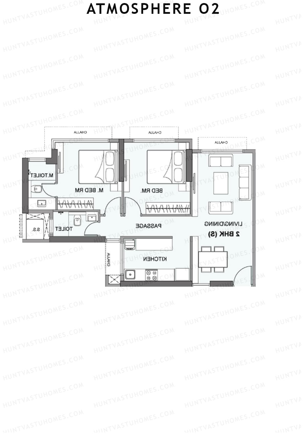 Atmosphere O2 Auris Unit 4 Floor Plan