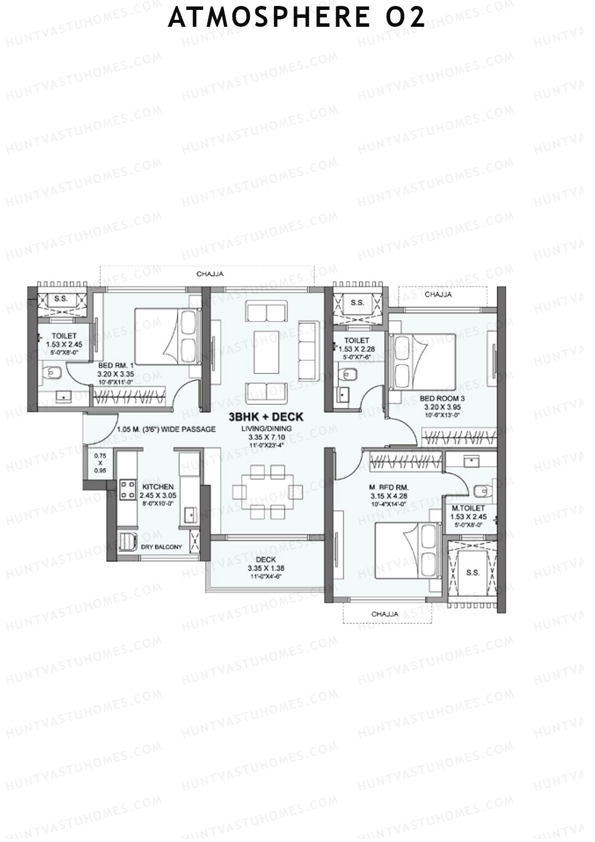 Atmosphere O2 Auris Unit 6 Floor Plan