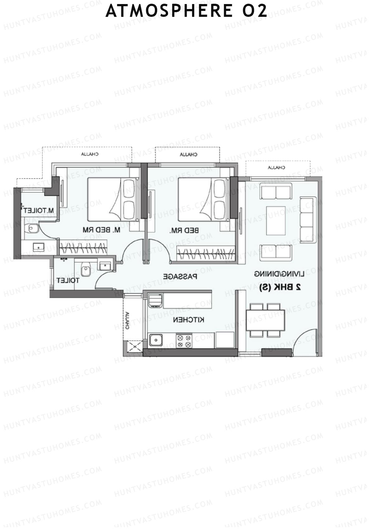 Atmosphere O2 Ciana Unit 4 Floor Plan