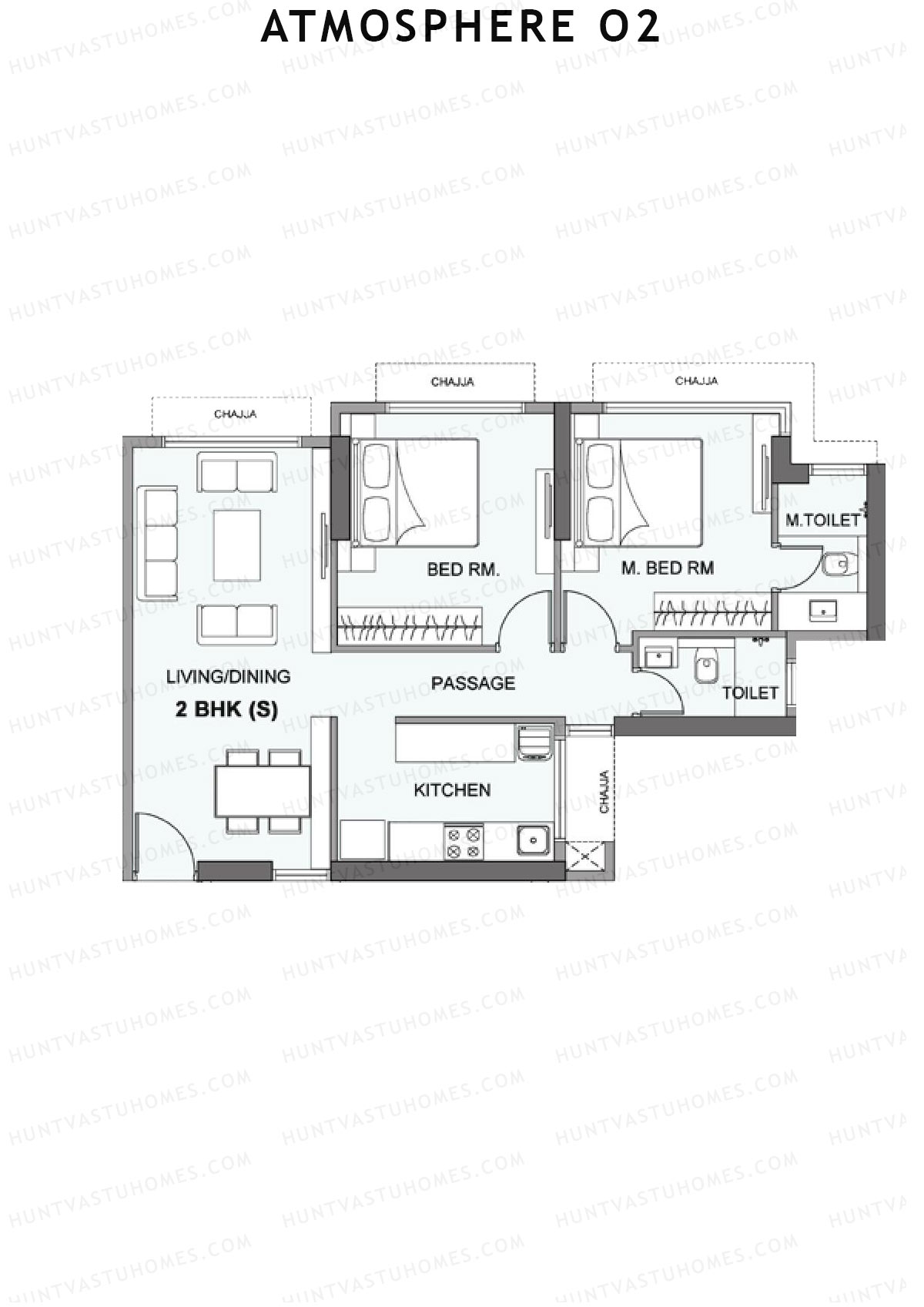 Atmosphere O2 Ciana Unit 5 Floor Plan