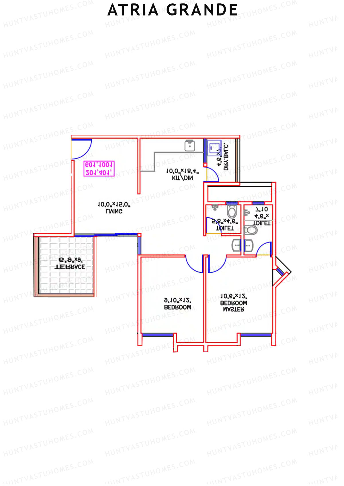 Atria Grande Wing C Unit 2 Floor Plan