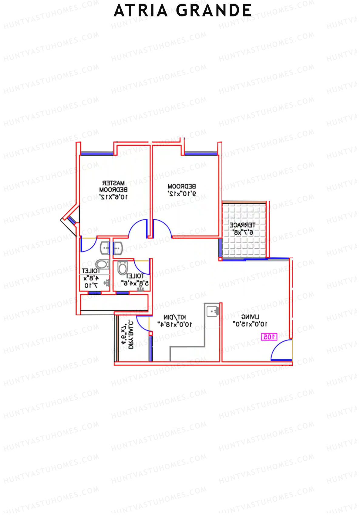 Atria Grande Wing C Unit 6 Floor Plan