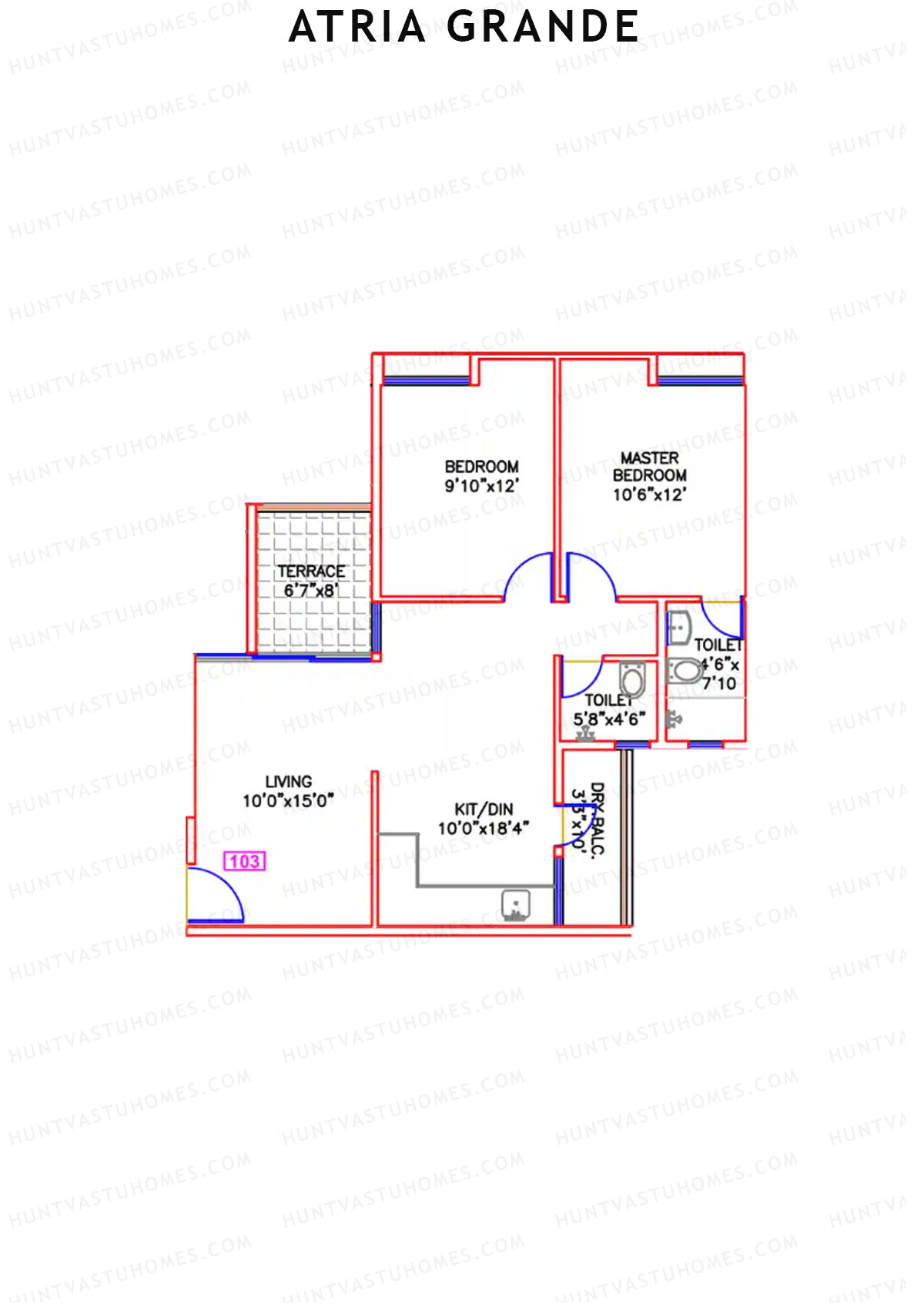 Atria Grande Wing C Unit 7 Floor Plan