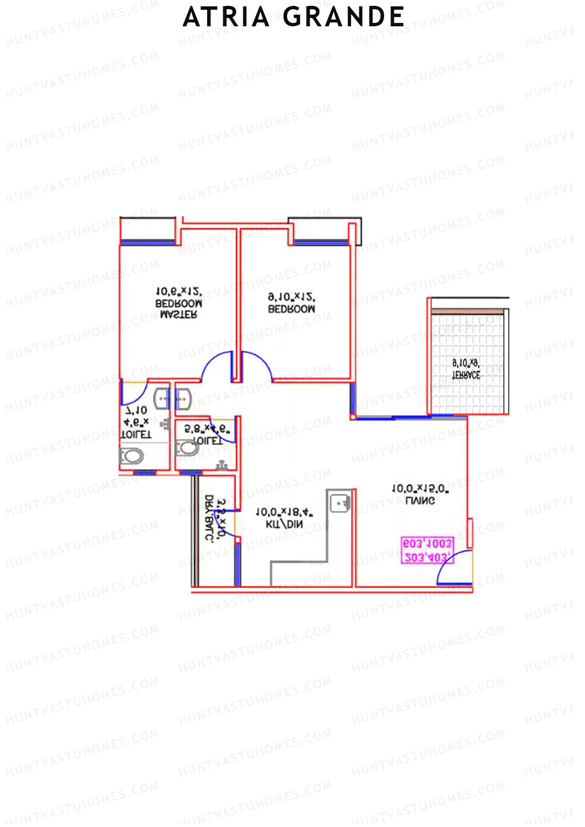 Atria Grande Wing C Unit 8 Floor Plan