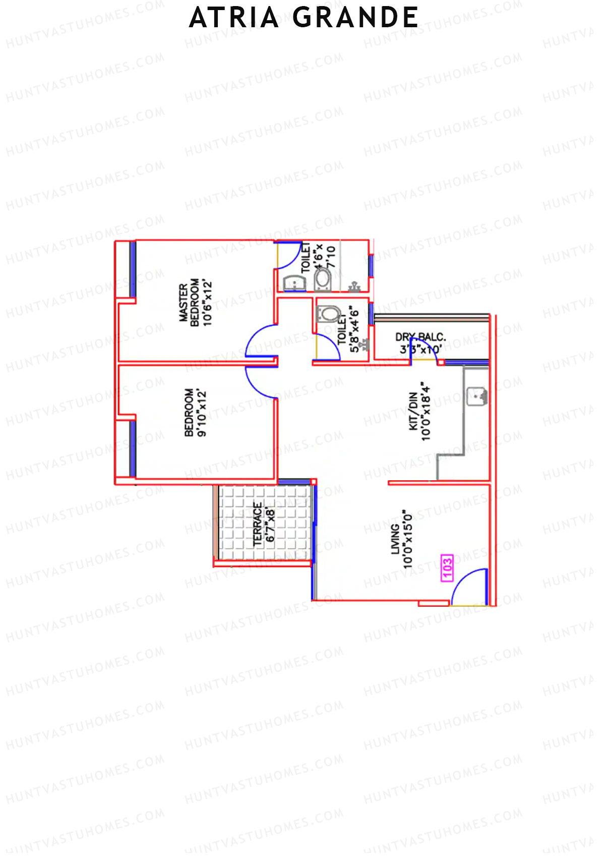 Atria Grande Wing D Unit 5 Floor Plan