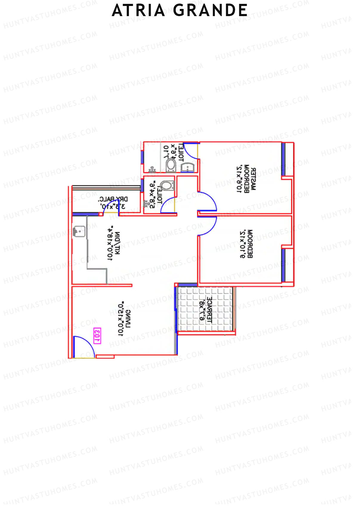Atria Grande Wing D Unit 6 Floor Plan