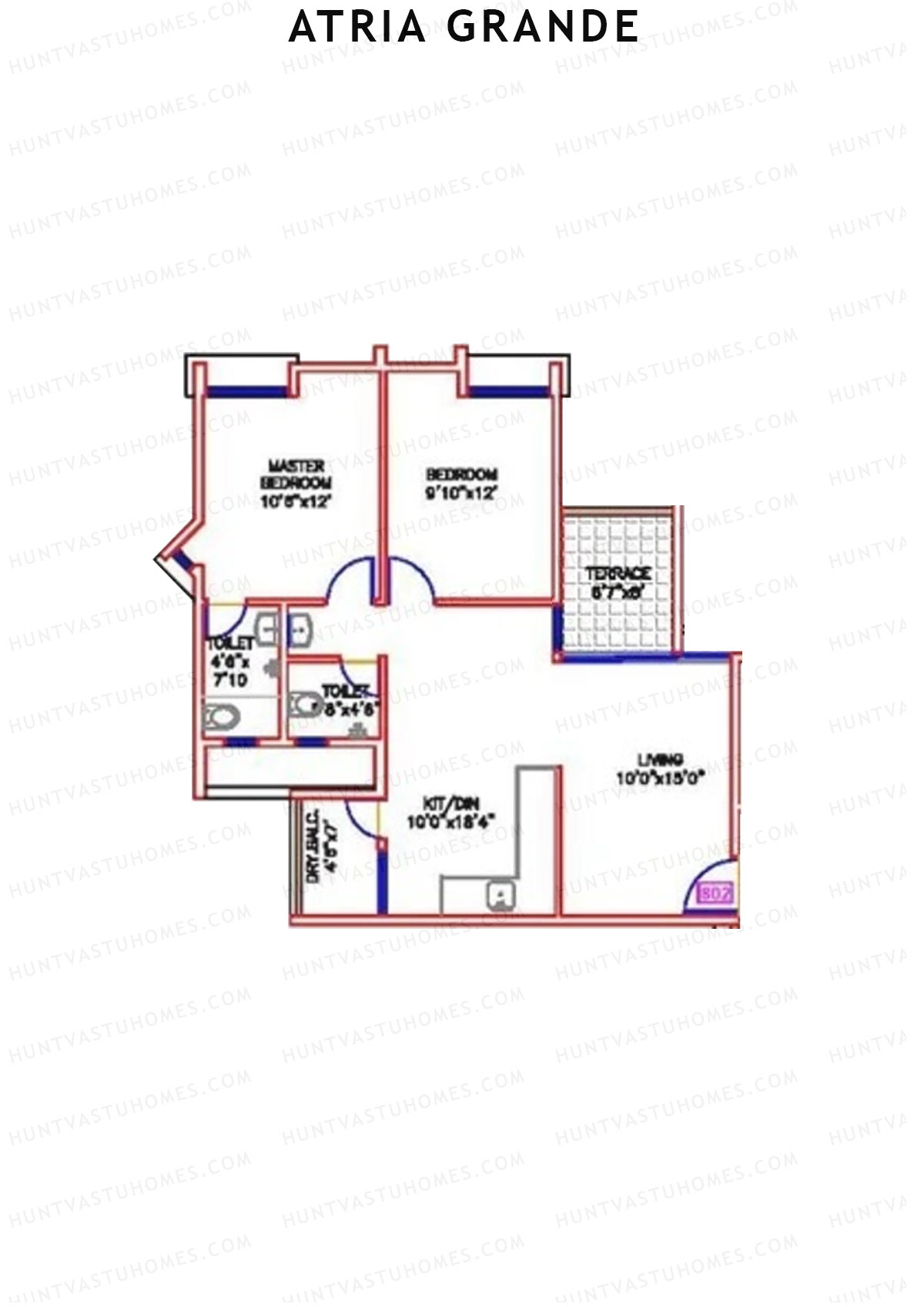 Atria Grande Wing F Unit 2 Floor Plan