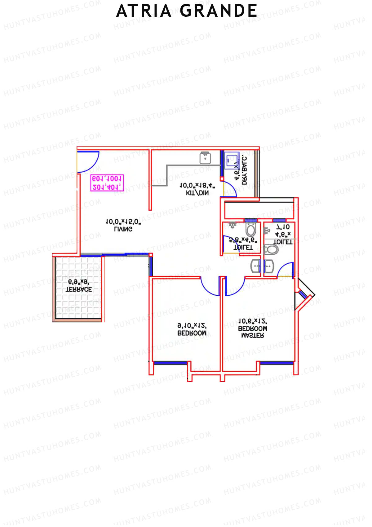 Atria Grande Wing F Unit 6 Floor Plan