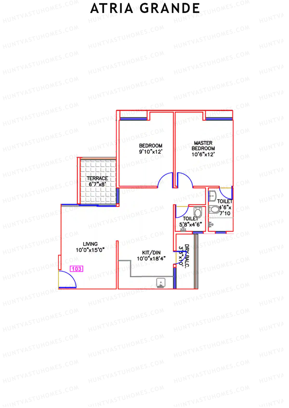 Atria Grande Wing G Unit 3 Floor Plan