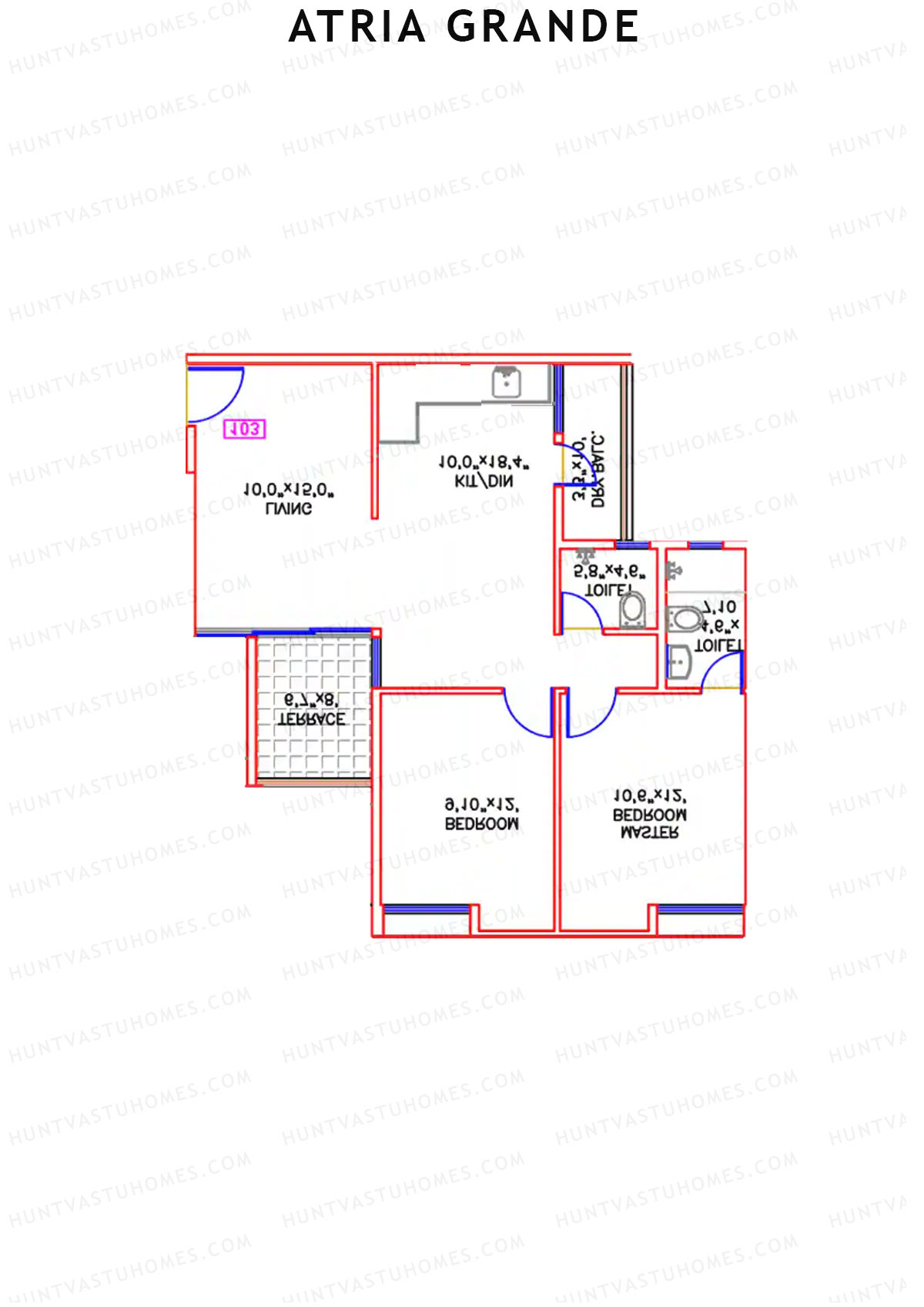 Atria Grande Wing G Unit 8 Floor Plan