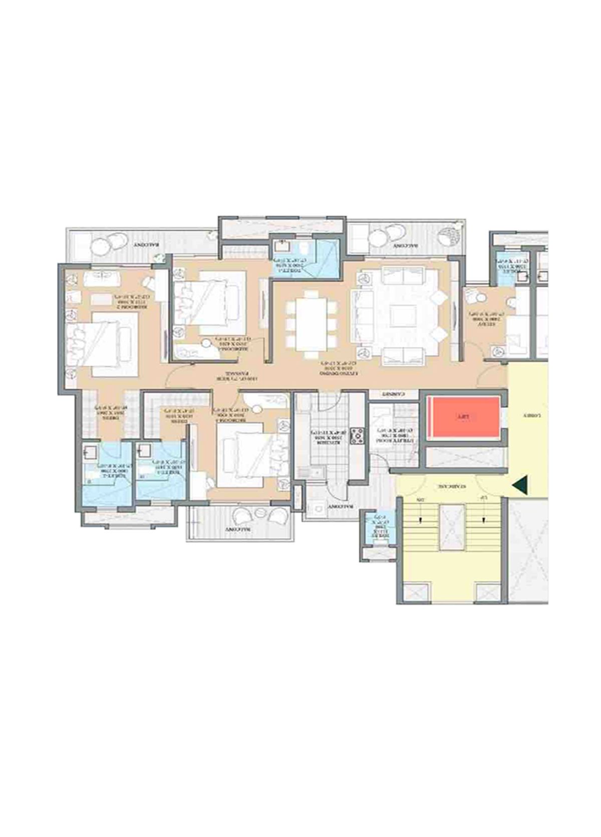 Ats Kingston Heath Tower 9 Unit 1, Type A Floor Plan