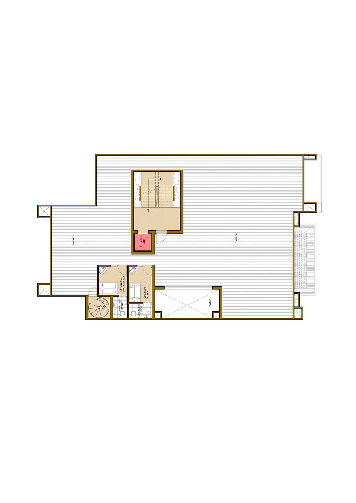 Ats Pristine Golf Villas Villa 113 Villa Type 1 Floor Plan