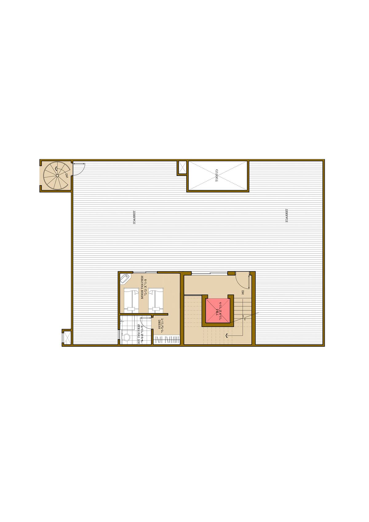 Ats Pristine Golf Villas Villa 20 Villa Type 1 Floor Plan