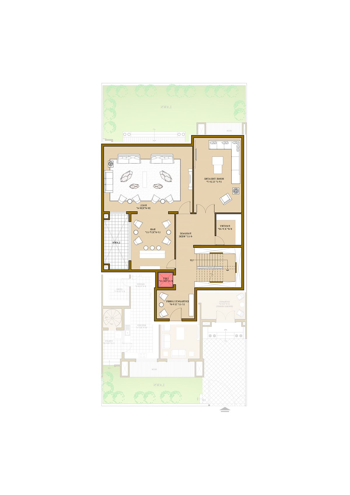 Ats Pristine Golf Villas Villa 33 Villa Type 1 Floor Plan
