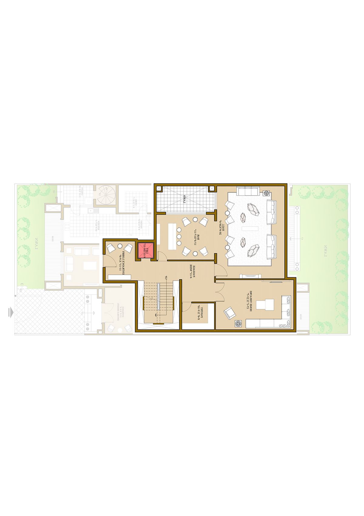 Ats Pristine Golf Villas Villa 37 Villa Type 1 Floor Plan