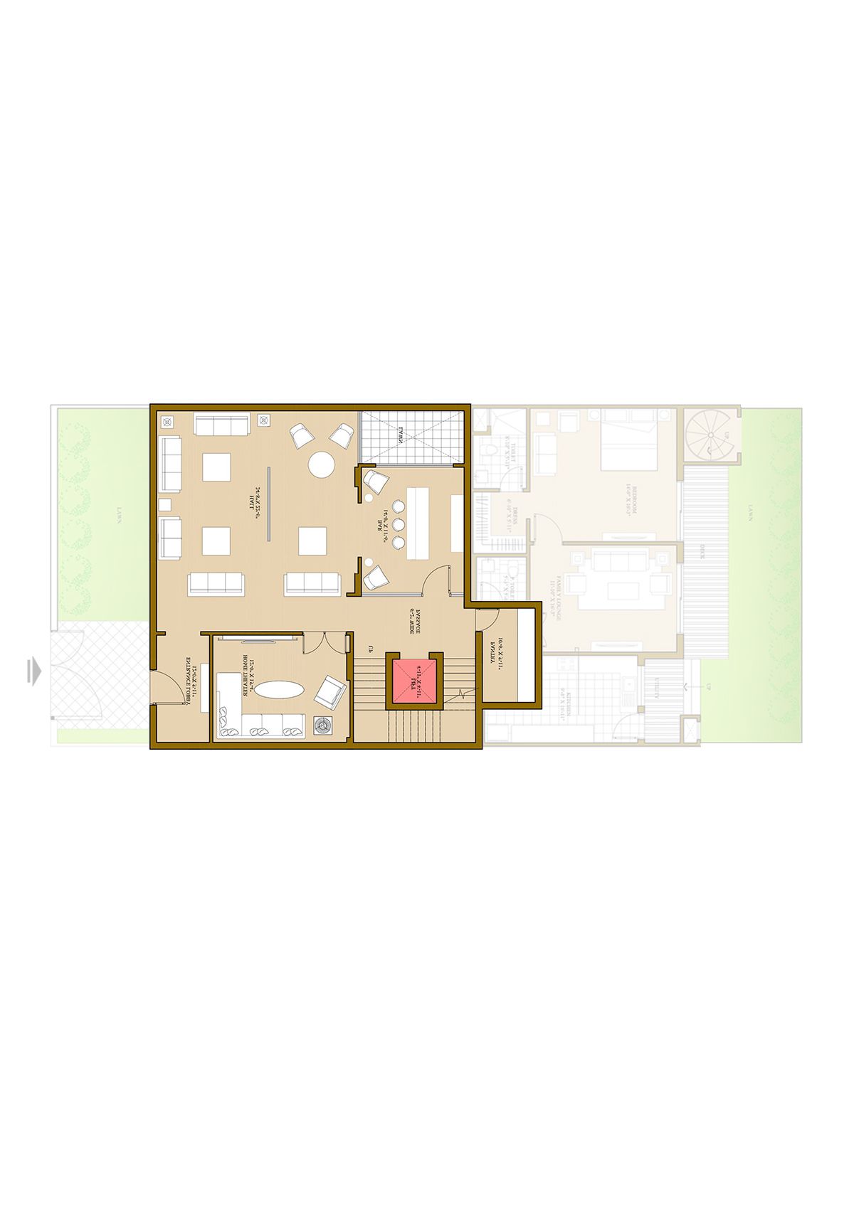Ats Pristine Golf Villas Villa 56 Villa Type 1 Floor Plan