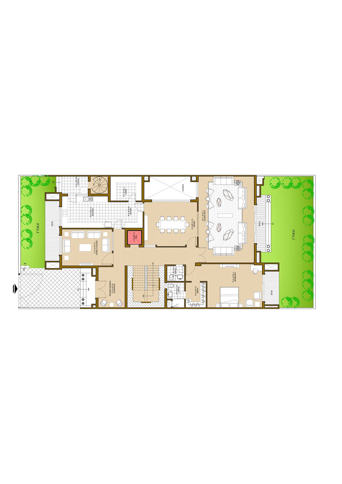 Ats Pristine Golf Villas Villa 114 Villa Type 1 Floor Plan