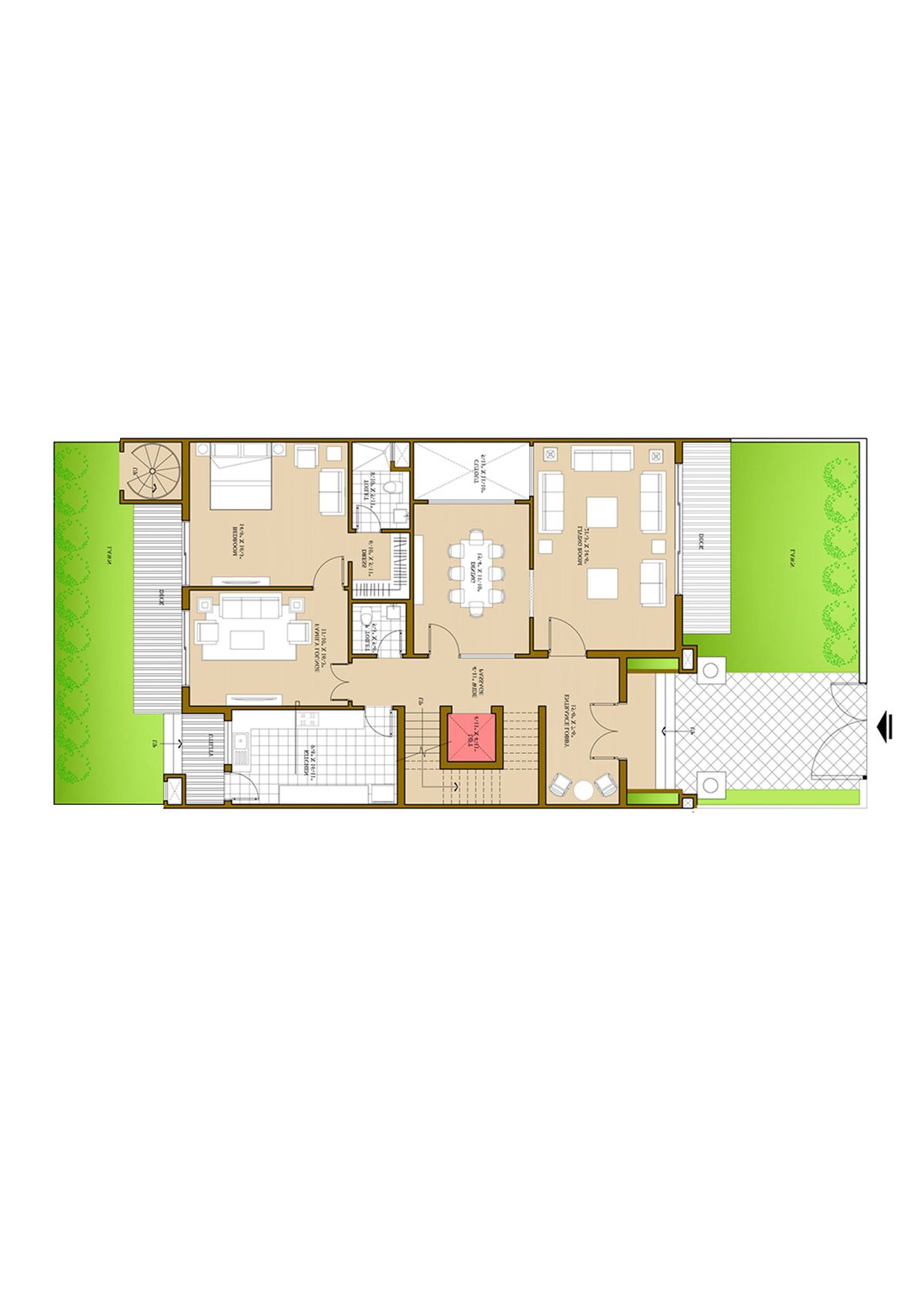 Ats Pristine Golf Villas Villa 28 Villa Type 1 Floor Plan