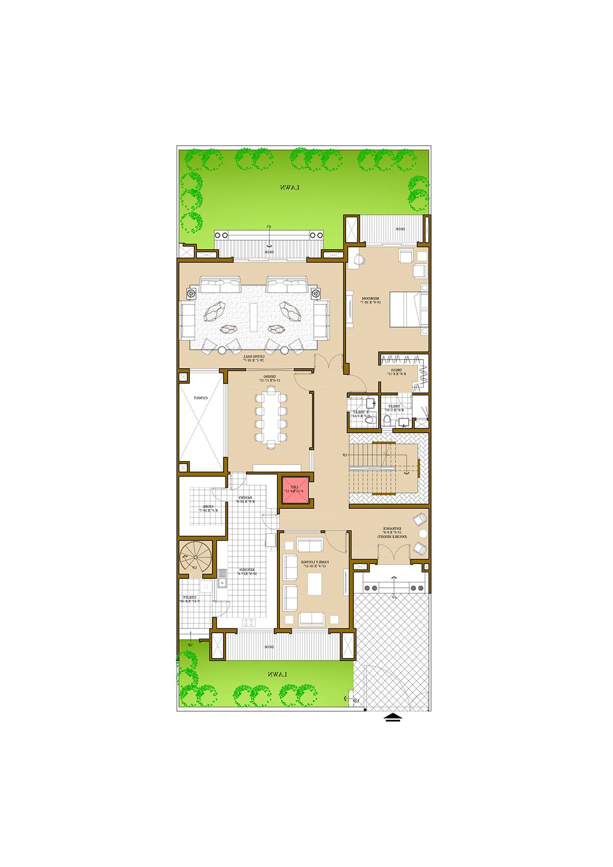 Ats Pristine Golf Villas Villa 33 Villa Type 1 Floor Plan