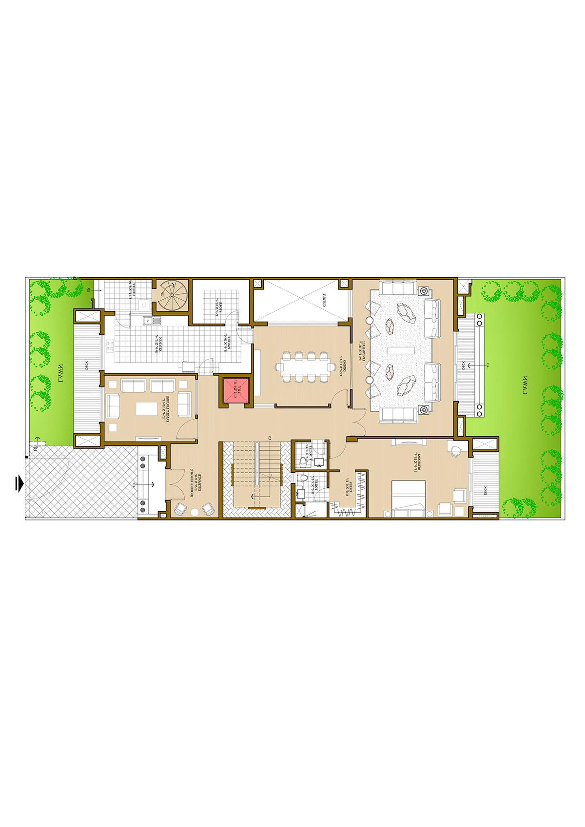Ats Pristine Golf Villas Villa 37 Villa Type 1 Floor Plan