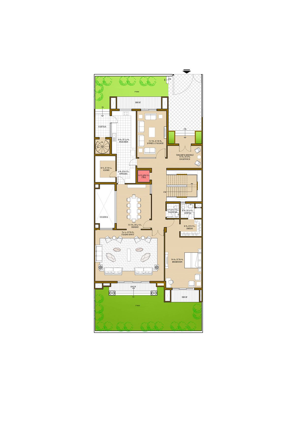 Ats Pristine Golf Villas Villa 53 Villa Type 2 Floor Plan