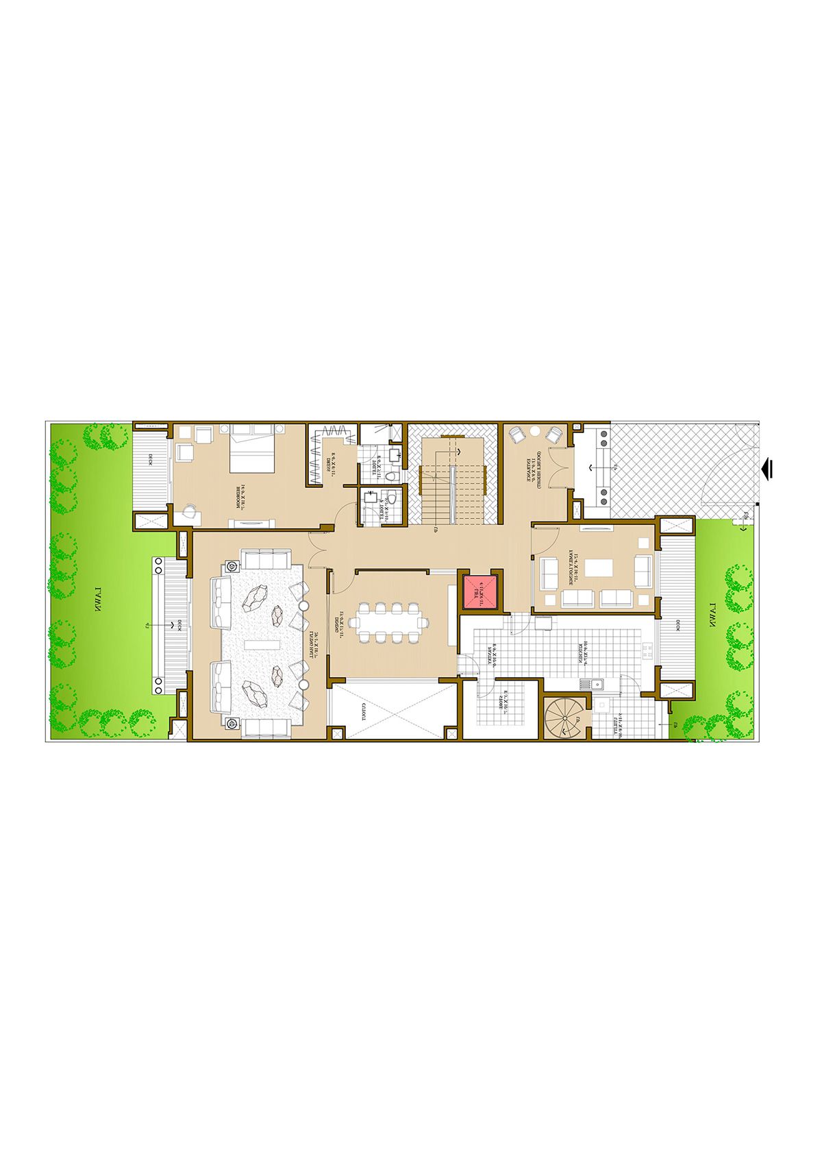 Ats Pristine Golf Villas Villa 62 Villa Type 1 Floor Plan