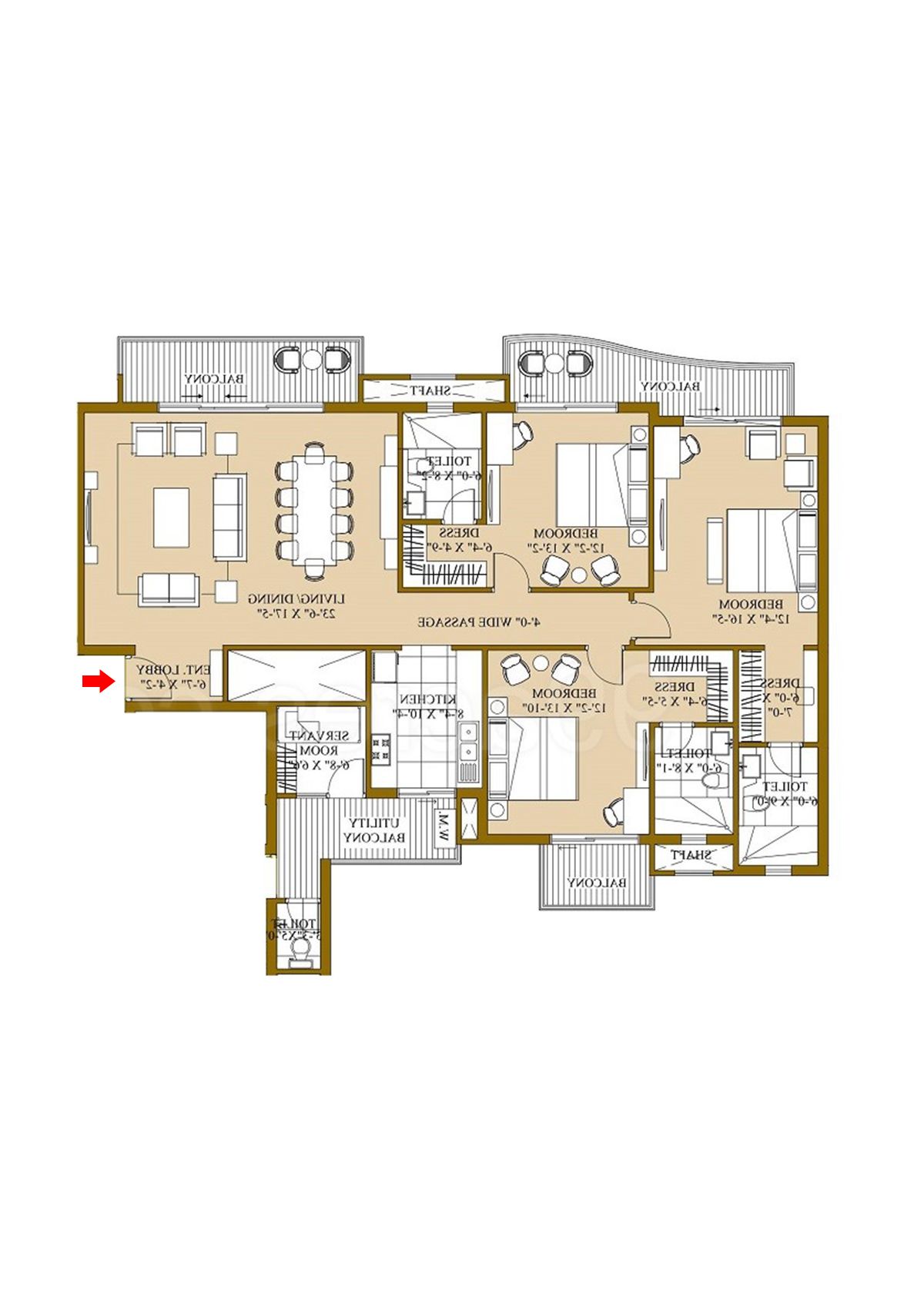 Ats Pristine Tower 5 Unit 2 Floor Plan