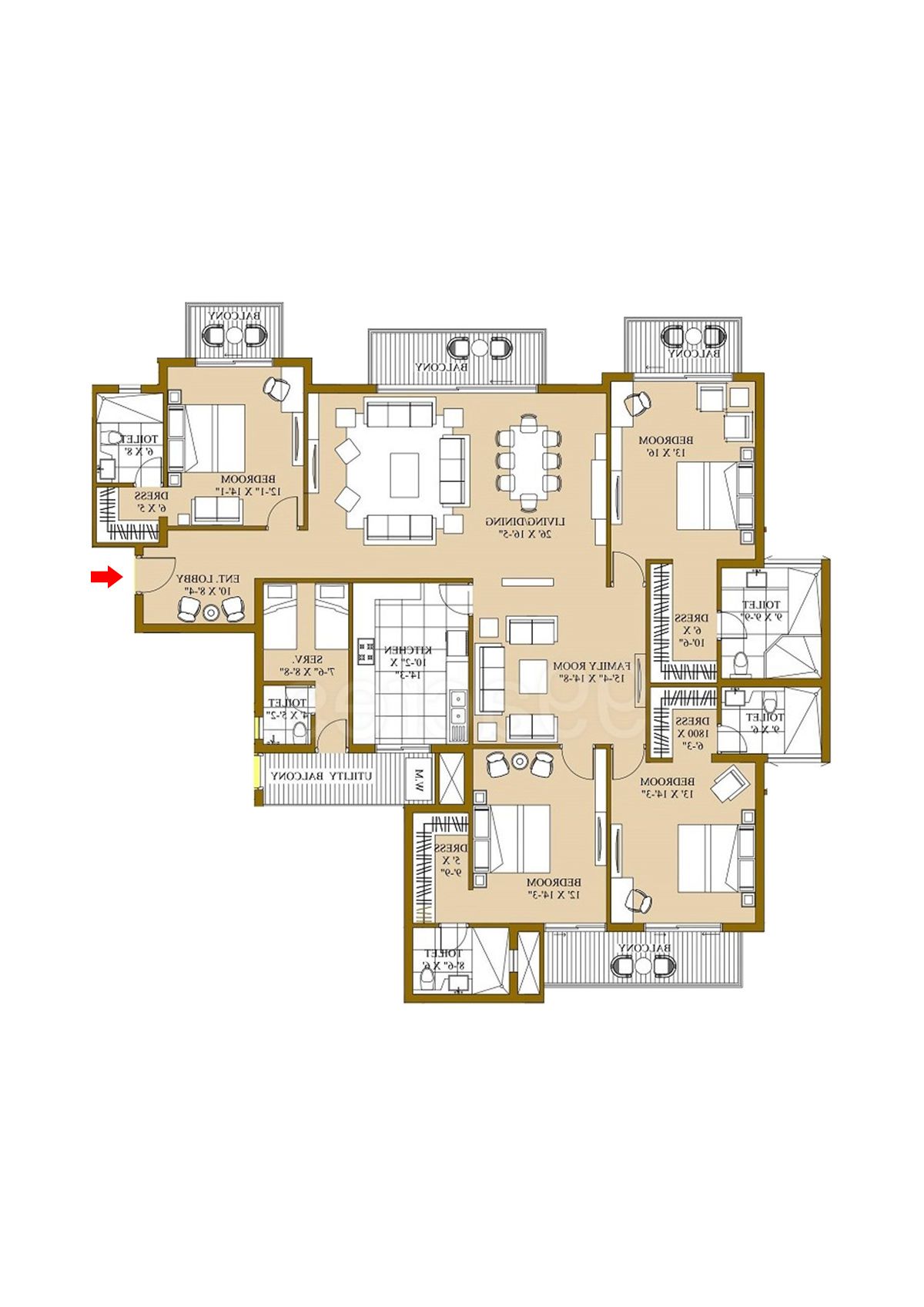 Ats Pristine Tower 7 Unit 2 Floor Plan