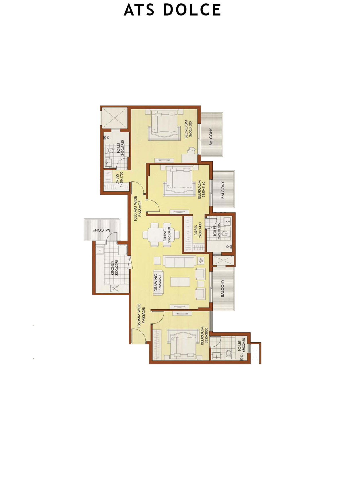 Ats Dolce Tower T10 Unit 2 (Type C) Floor Plan