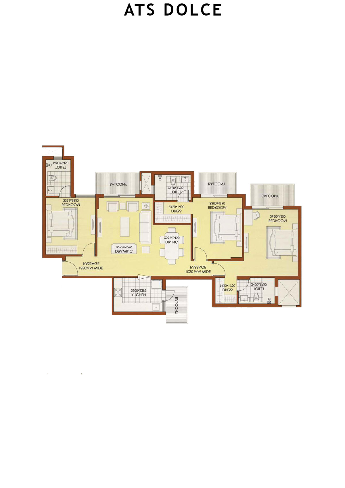 Ats Dolce Tower T6 Unit 3 (Type C) Floor Plan