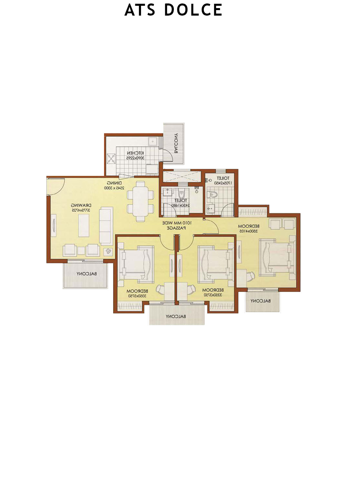 Ats Dolce Tower T6 Unit 4 (Type D) Floor Plan