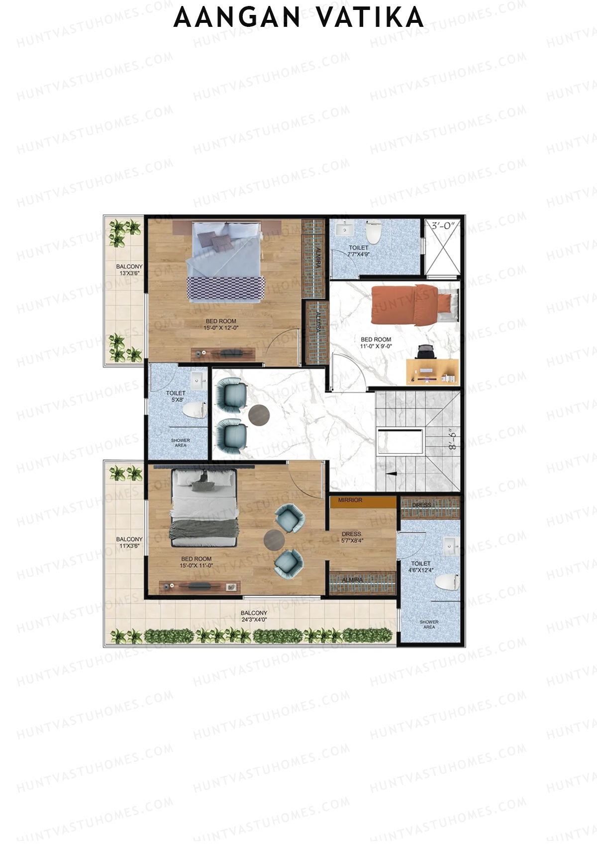 Ats Pristine, Villa A24 29, Unit 24 (Villa), 4BHK, Super Area 24   sq ft 