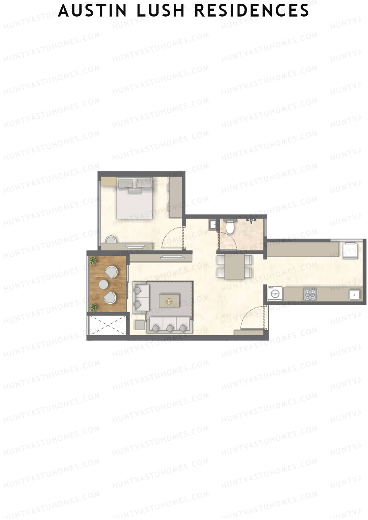 Austin Lush Residences Tower D Unit 7 Floor Plan