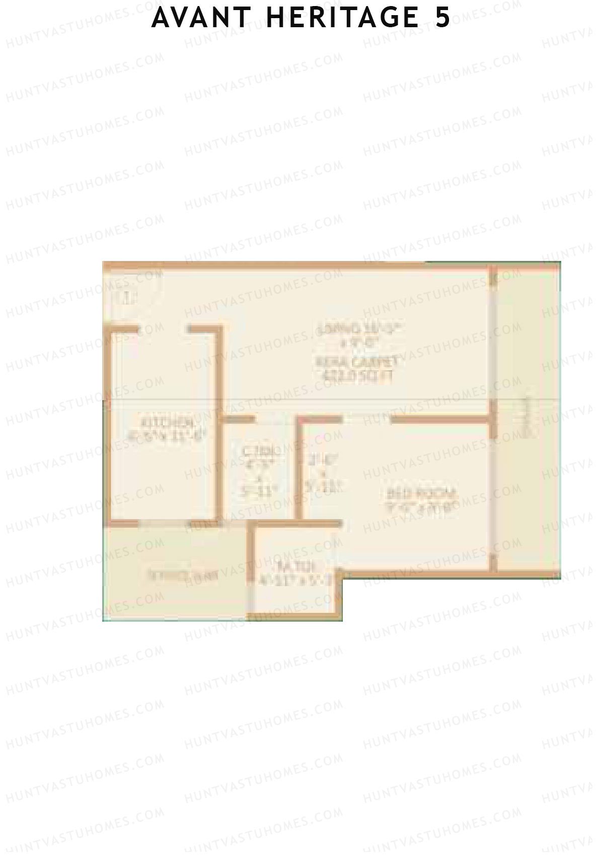 Avant Heritage 5 Wing E Unit 1 Floor Plan
