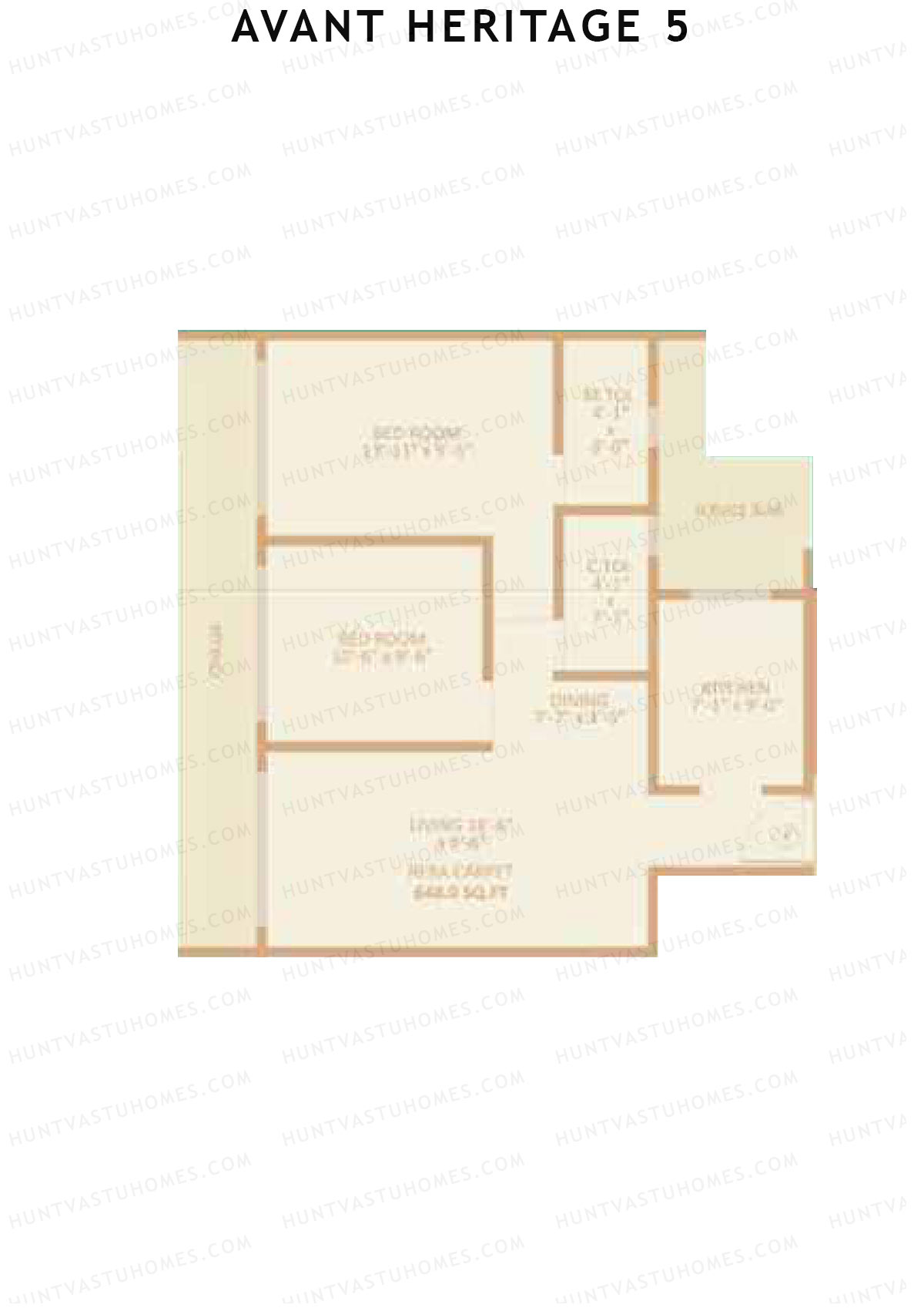 Avant Heritage 5 Wing E Unit 4 Floor Plan